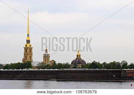 Spiers and dome of the cathedral.
