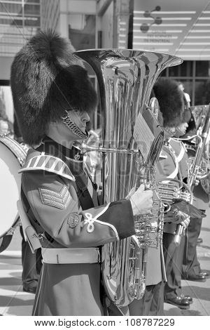 Parade of soldier