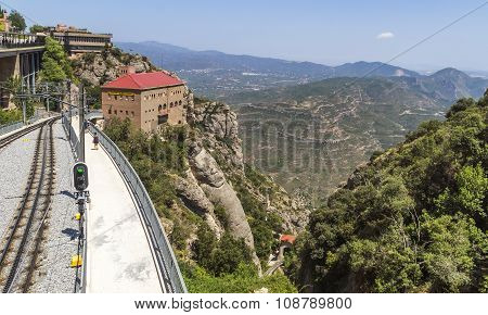 Station Of Cableway Montserrat-aeri