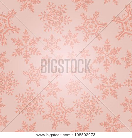 Light  Pattern With Snowflakes, Vector