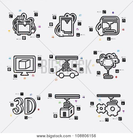three d printer infographic