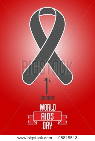 Vector World Aids Day Design Concept