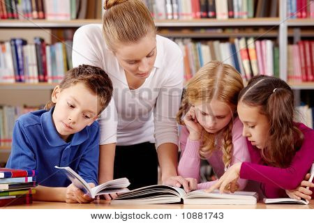 Reading In Library