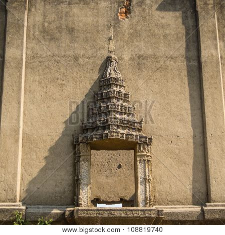 Wat Wangwiwekaram at Sangkhlaburi Kanchanaburi in Thailand