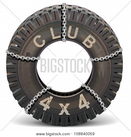 Vector Offroad Vehicle Club Signboard