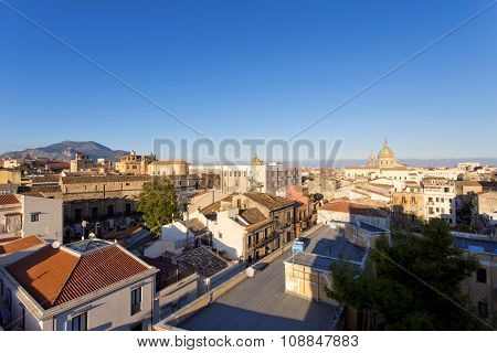 Panorama Of The City Of Palermo
