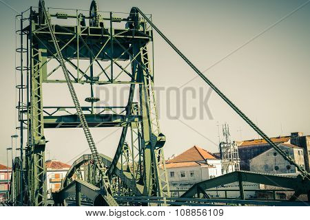 Bridge Over Sado River. Alcacer Do Sal, Portugal