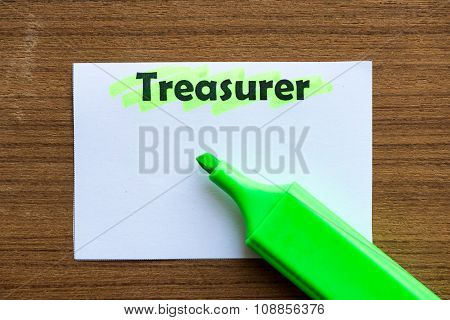 Treasurer