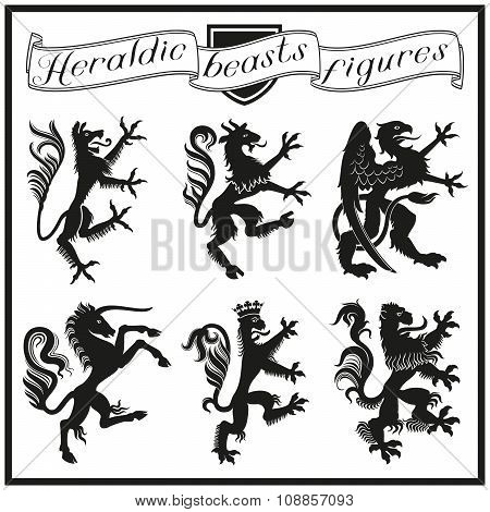 Heraldic Beasts Figures