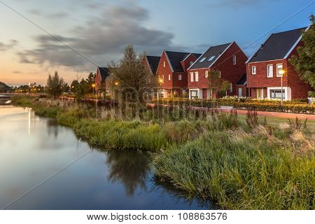 Modern Eco Friendly Suburban Street