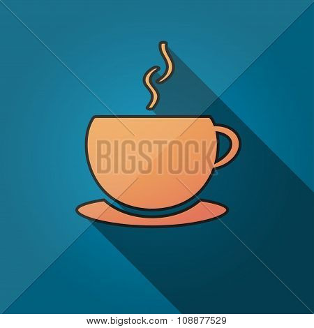Coffee Cup Icon , Vector Illustration
