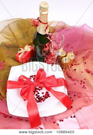 Impostazione di Capodanno o San Valentino