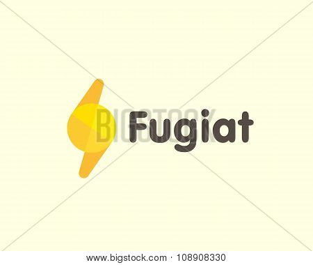 Abstract letter S flash vector logo design.