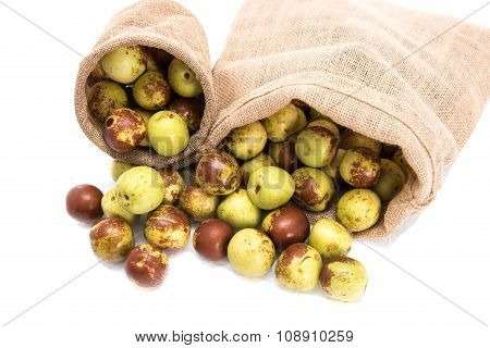 China Dates Isolated