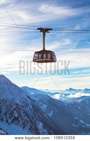 Cable Car Telepherique Aiguille du Midi