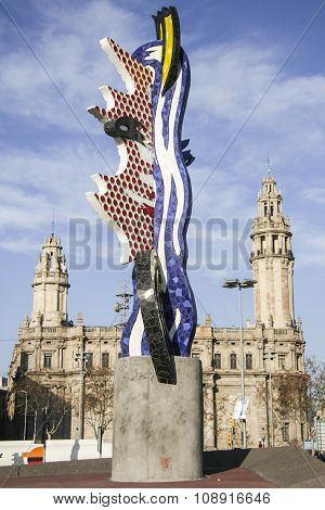 El Cap De Barcelona Of Roy Lichtenstein