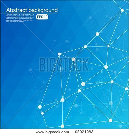 Abstract background with net.