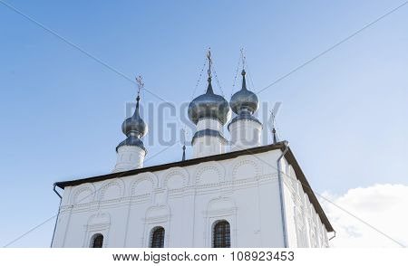 Petropavlovskaya Church in Suzdal was built at 1694. Golden Ring of Russia Travel