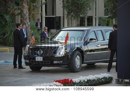 Obama's armored Cadillac