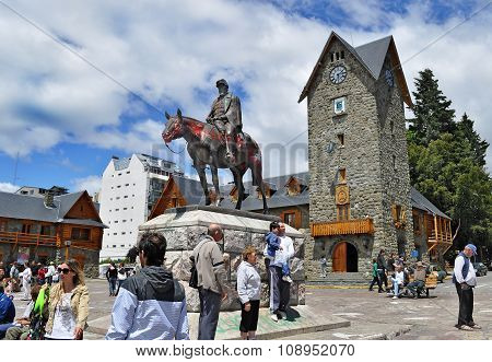 Main Square In San Carlos De Bariloche