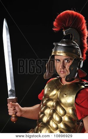 ทหารหล่อ legionary กับ gladius เป็น