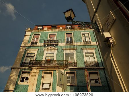 Traditional old Lissabon houses
