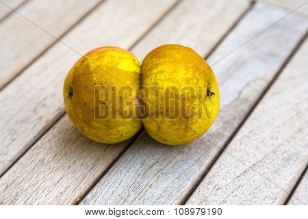 Fresh Apples With Funny Deformations