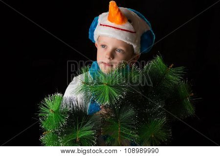 Boy Christmas Costume Snowman.