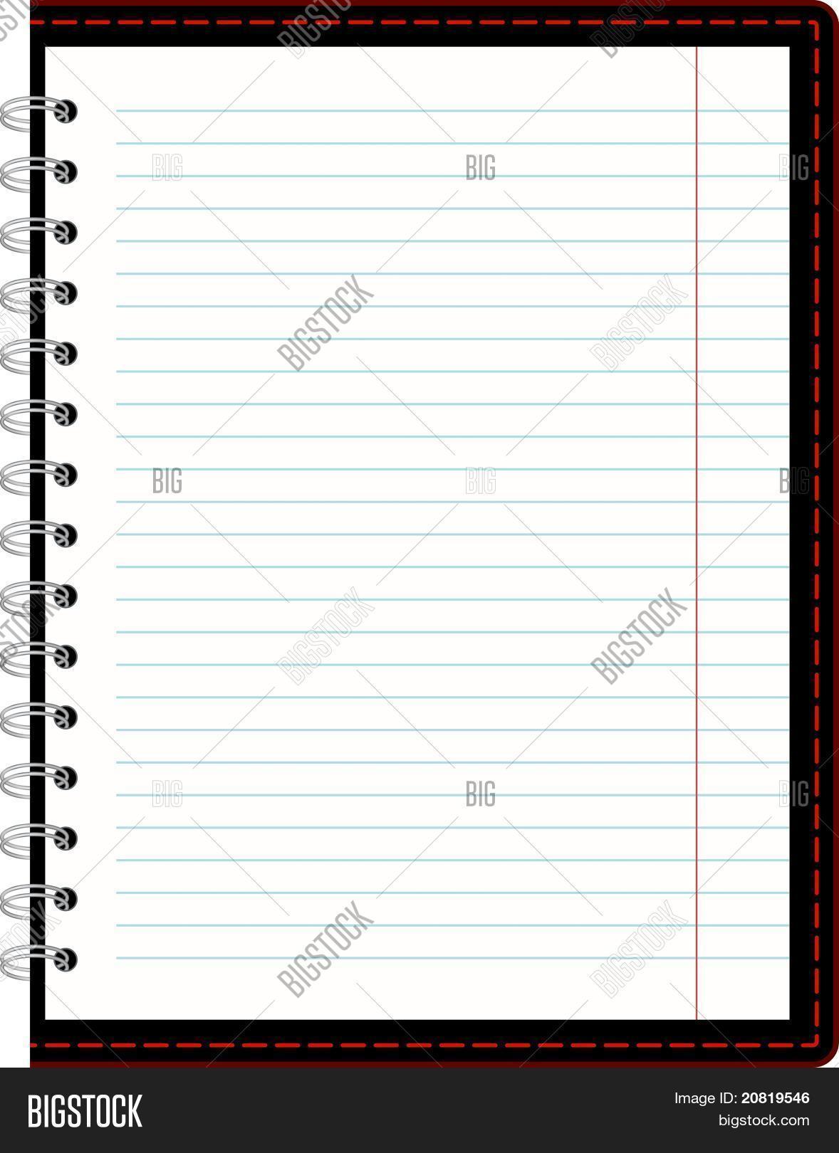 Pages Ruled Notebook Image & Photo (Free Trial) Bigstock