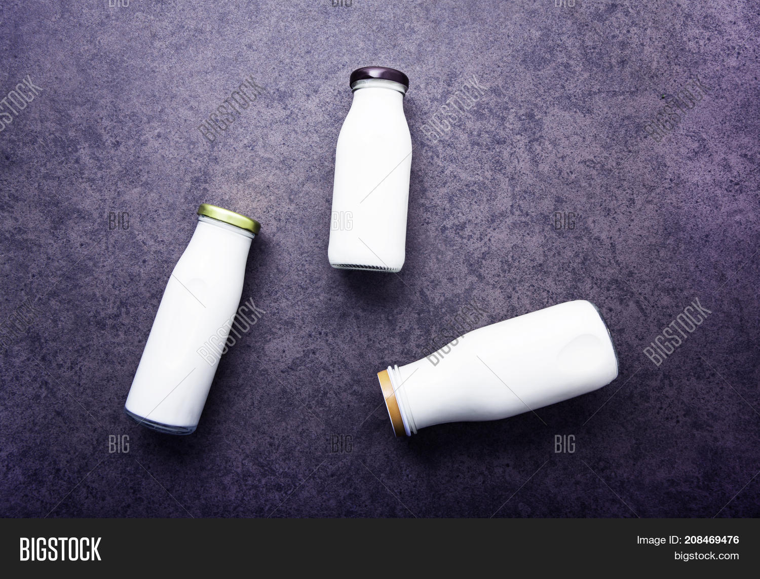 umbrella with milk bottle on top