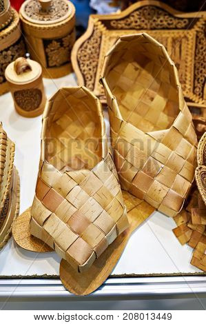 Country bast shoes - the historical footwear of the Russian peasant