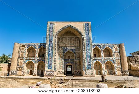 Ulugbek Madrasa in Bukhara. A UNESCO world heritage site in Uzbekistan