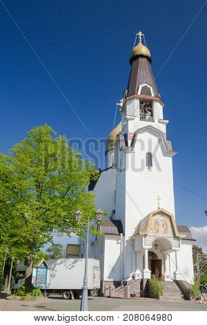 The Cathedral Of Peter And Paul In Sestroretsk