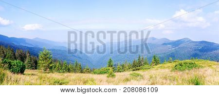 Panorama Of The Mountains