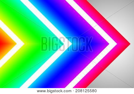 Creative dynamic abstract / glowing neon background