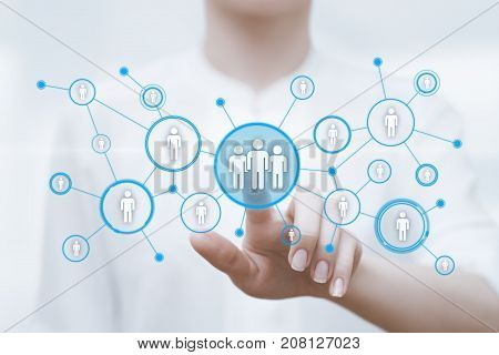 Human Resources HR management Recruitment Employment Headhunting Concept.
