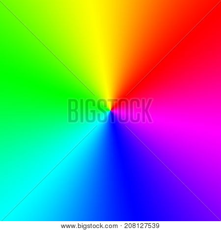 Creative glowing circular rainbow color abstract background