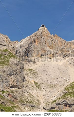 Dachstein Hunerkogel Mountain Station With The Austrias Highest Suspension Bridge