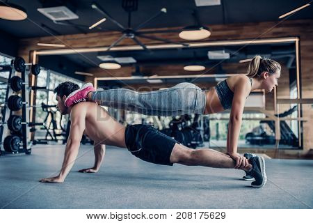 Couple In Gym