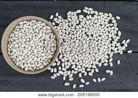 dish of haricot bean, haricot bean with grains to make meal
