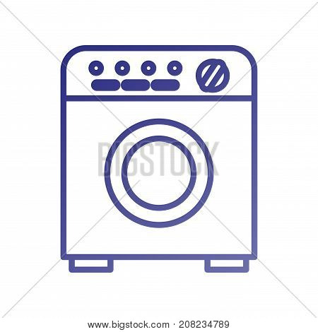 washing machine laundry clean electric appliance vector illustration