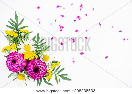 An image of composition made of flowers
