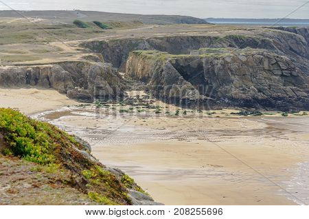 Coastal Landscape In The Quiberon Peninsula
