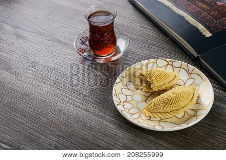 Traditional Azerbaijan Sweet Pastry Shekerbura