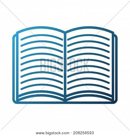 school open book literature read study vector illustration