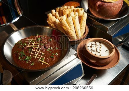 Assorted Delicious Indian Food
