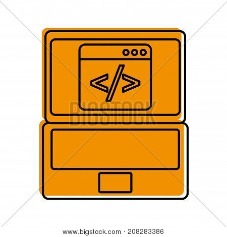 programm coding binary computer development digital vector illustration