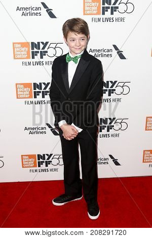 NEW YORK-OCT 07: Actor Oakes Fegley attends the 