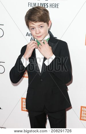 NEW YORK-OCT 07: Actor Oakes Fegley attends the 
