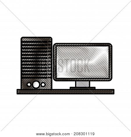 computer server software code data programming vector illustration